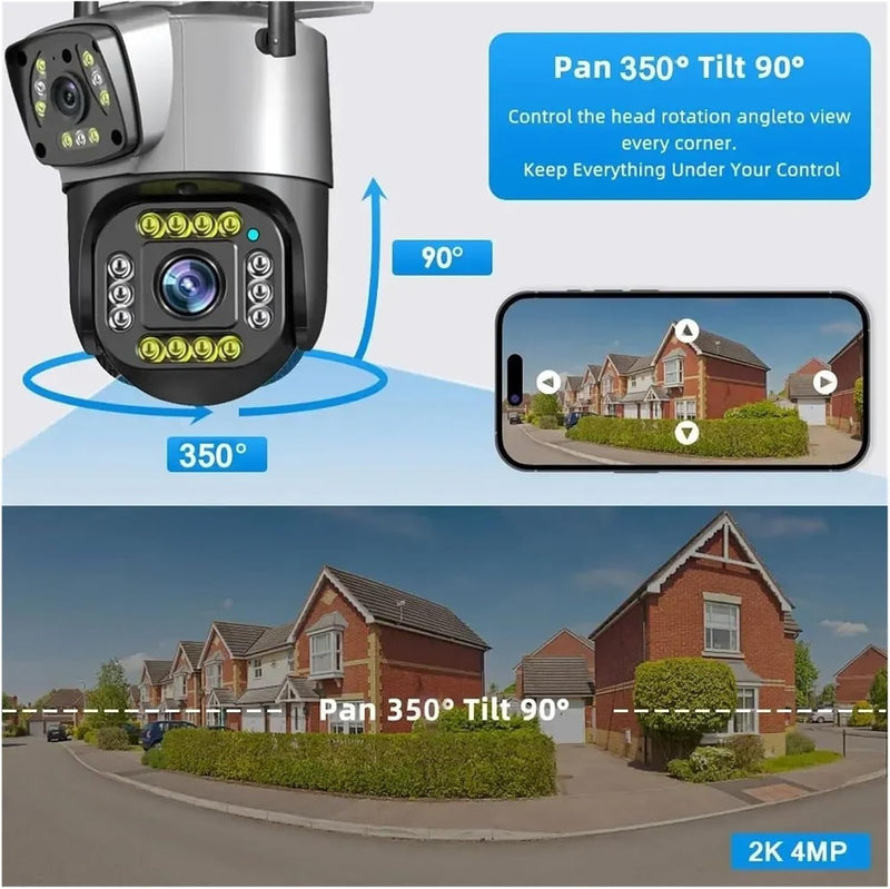 Kamere Sigurie Dual Lens- Wifi foto 3
