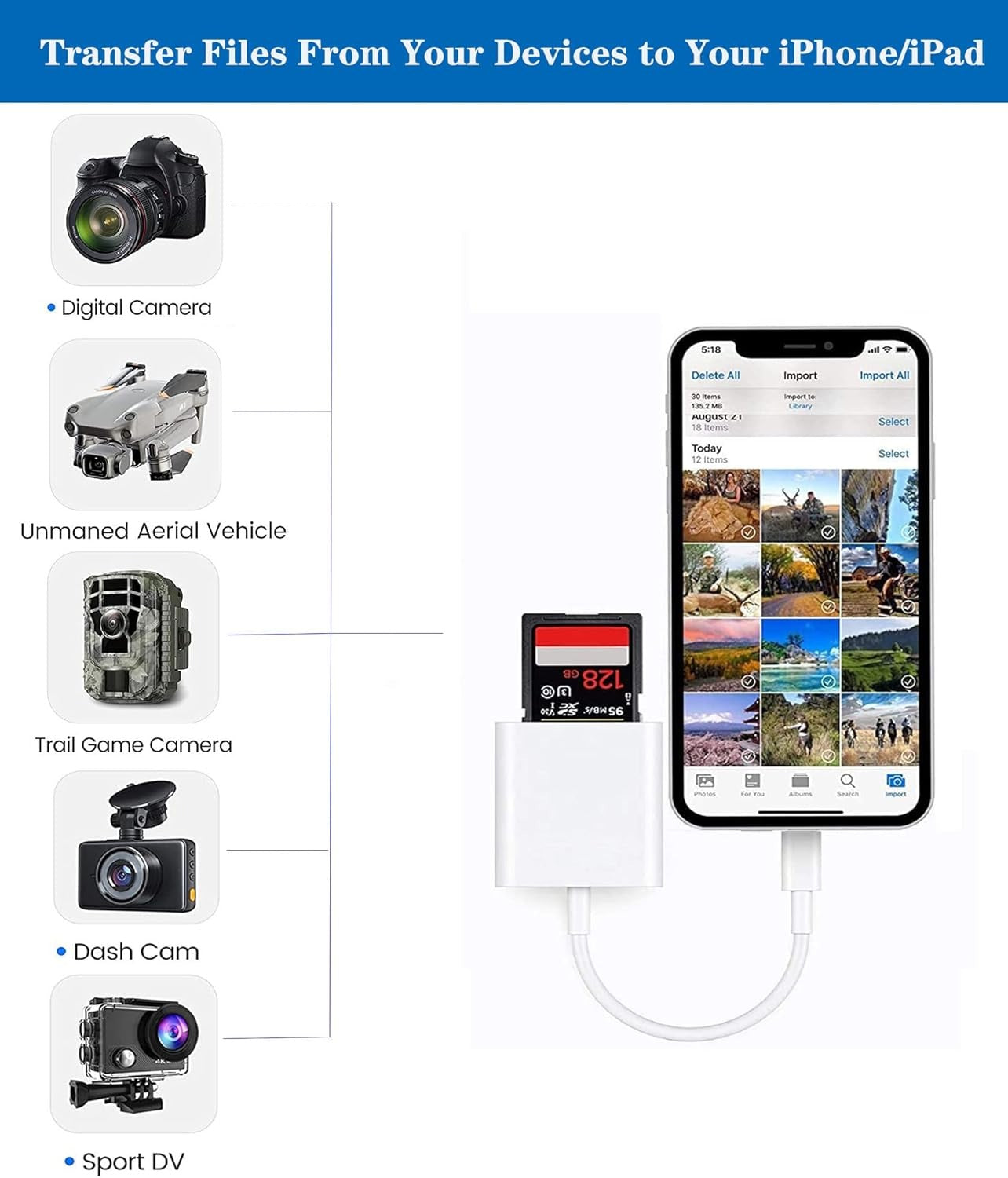 🔌 Earldom OT47– Adapter Transferues Universal foto 3
