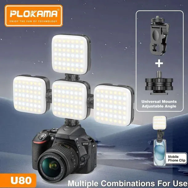Mini Drite LED- Plokama U80 Tricolor foto 3