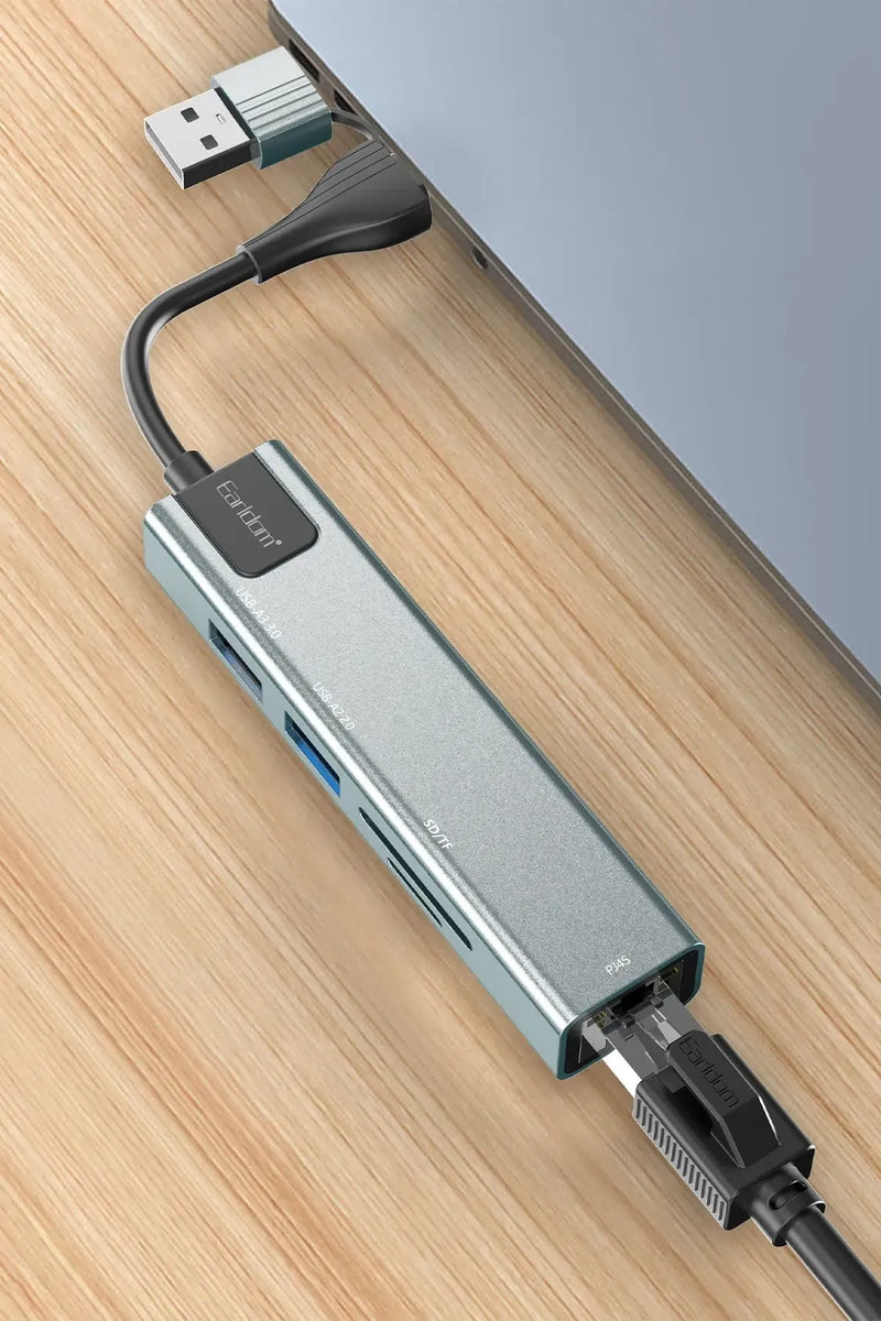 Earldom HUB24 USB- A + USB- C HUB, 4 Porta foto 3