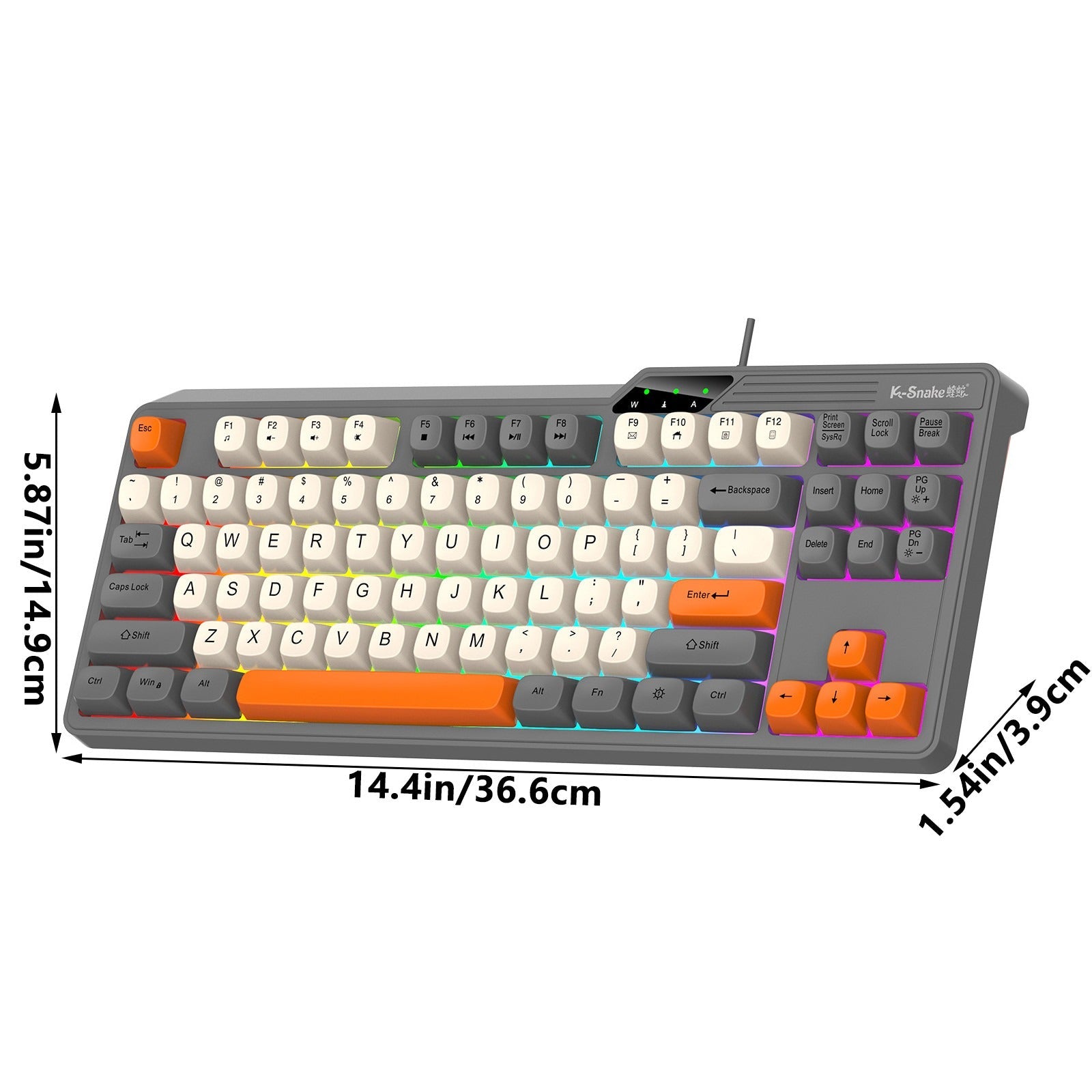 K- Snake Keyboard KM870– Tastiere Gaming foto 4