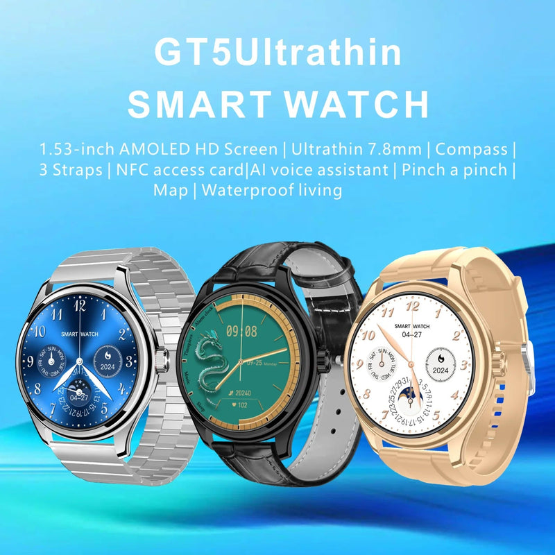 Hommtel Germany GT5 Ultrathin Smart Watch foto 4