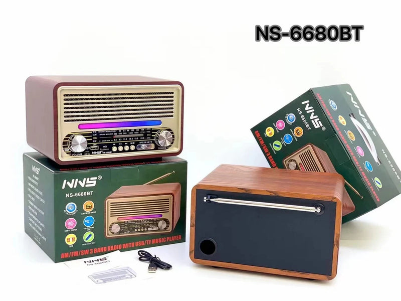 Radio Portative Klasike NS-6680BT foto 1