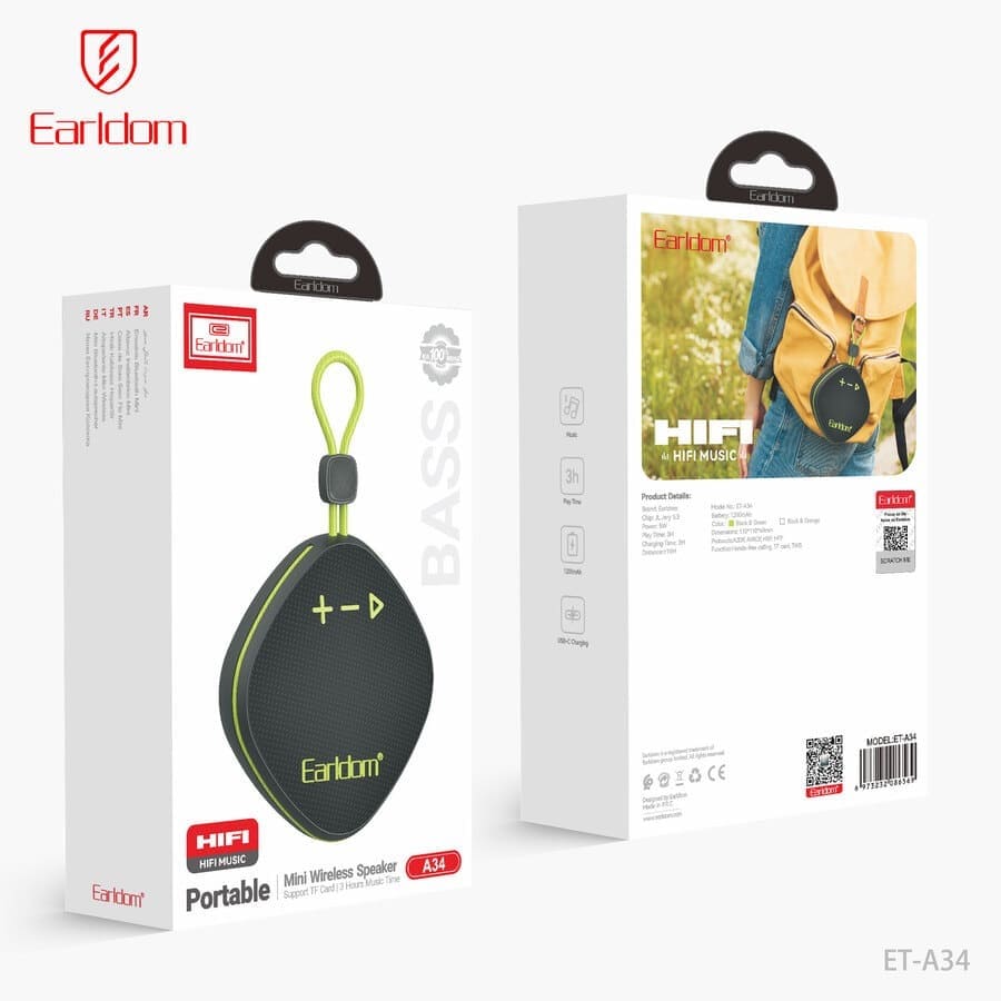 Mini Wifi Speaker Earldom A34 foto 3