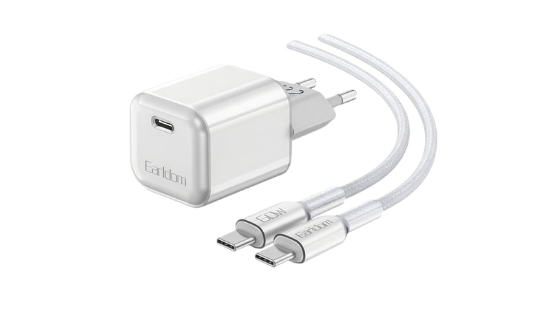 Adapter 45W Earldom EU57, i bardhe