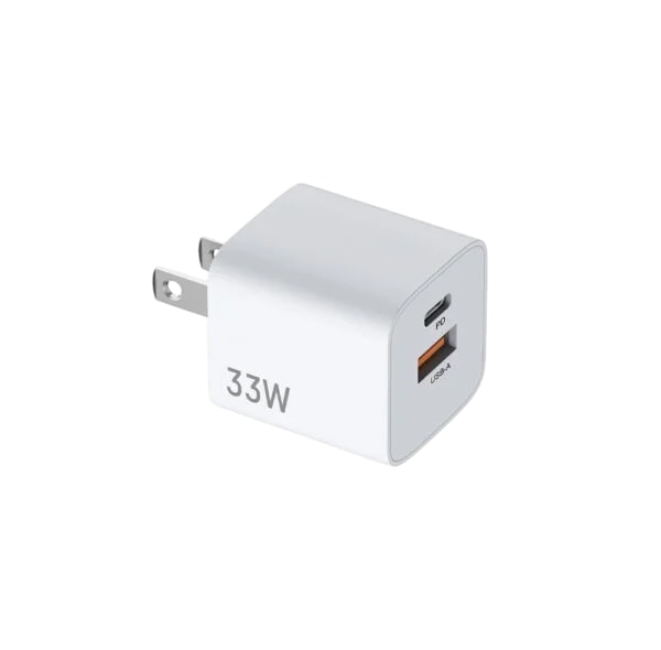 Adapter Hiksemi GaN33 33W USB-C + USB-A Amerikane