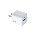 Adapter Hiksemi GaN33 33W USB-C + USB-A Amerikane