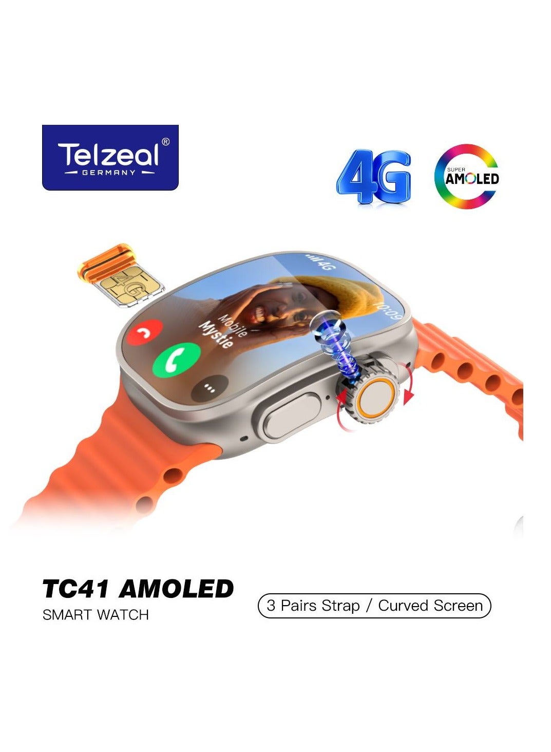 Smart Watch- Telzeal TC41