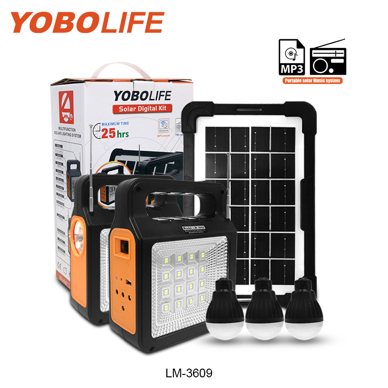 Sistem Ndricimi Diellor Portativ Yobolife LM- 3609