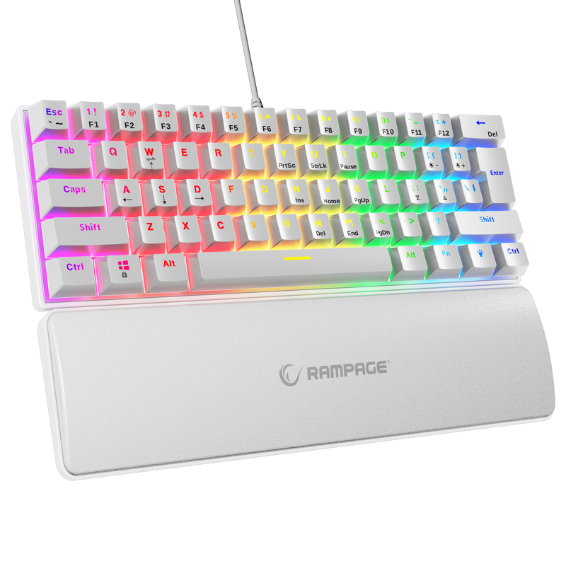 Tastiere Mekanike Rampage Plower K60 US Blue Switch