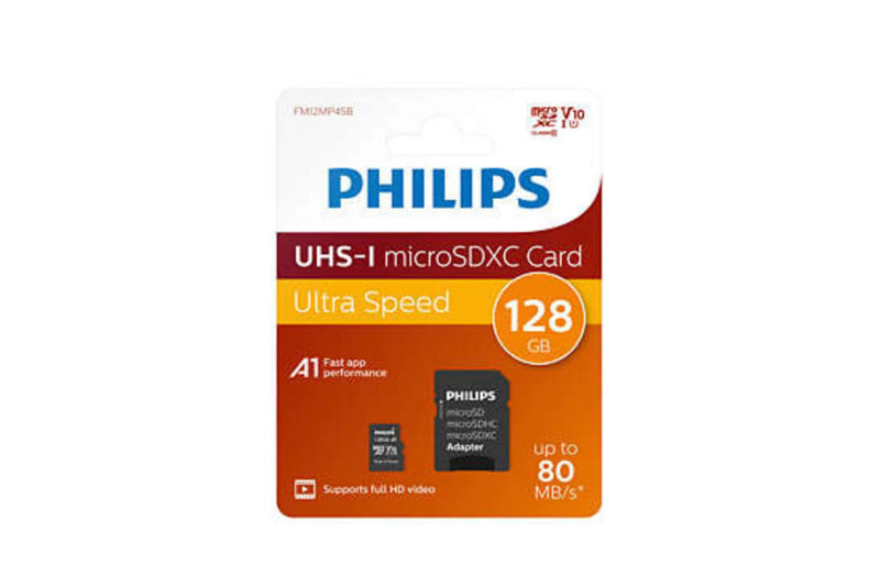 MicroSD card 128gb Philips (FM128MP45B)