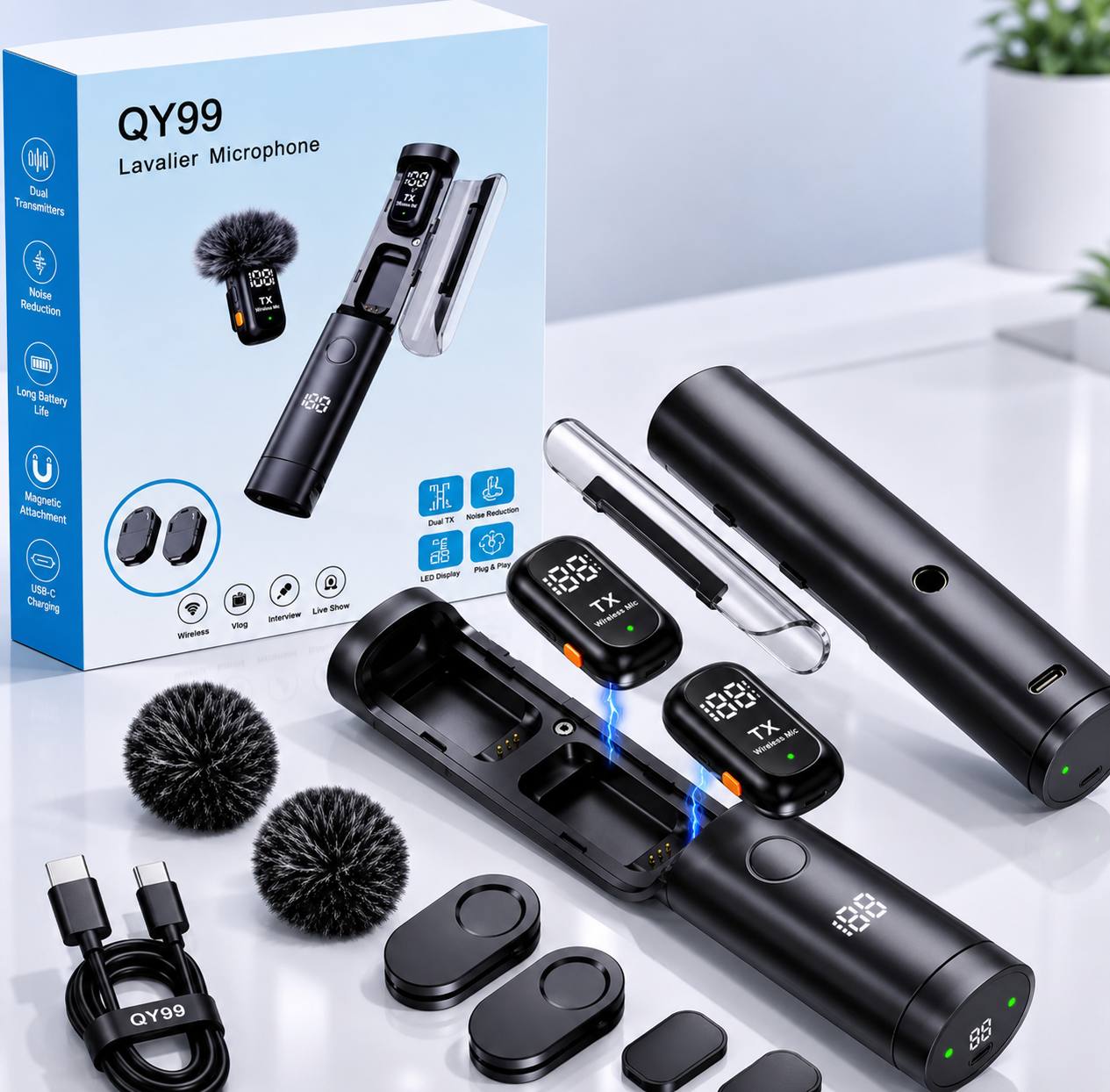 Set Mikrofon Profesional- QY99