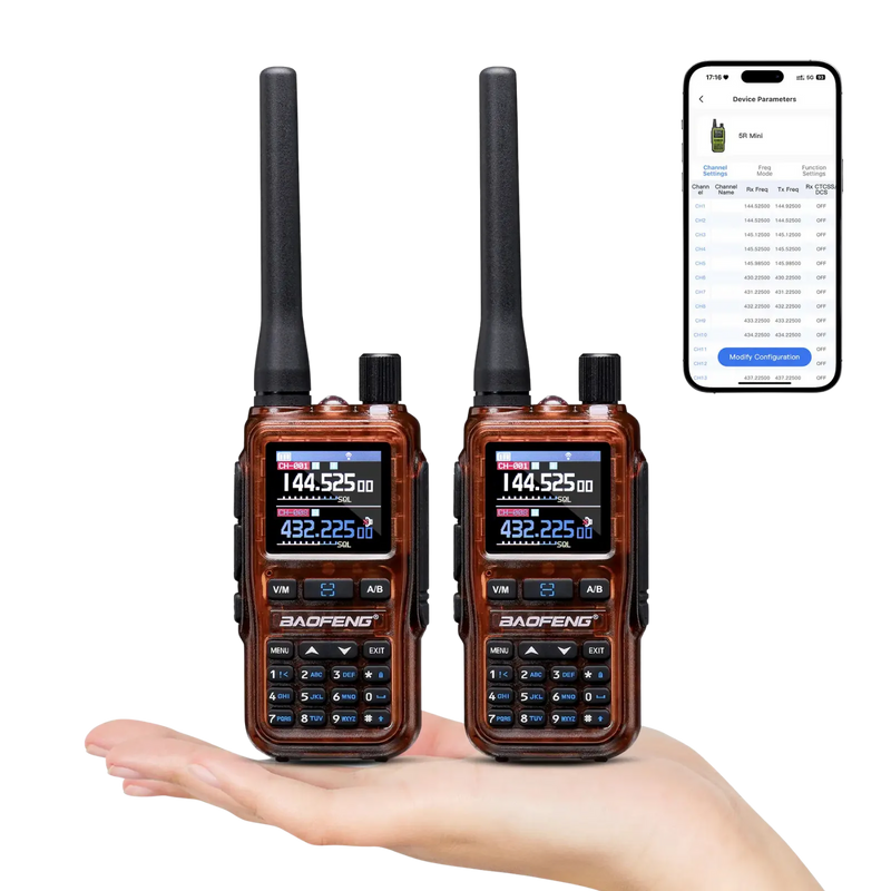 Radiomarres Professional Baofeng UV- 5R Mini Set