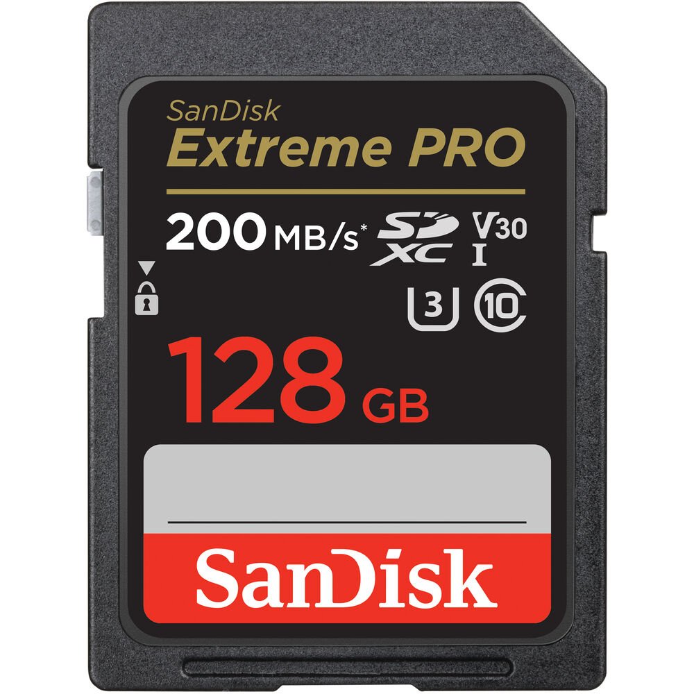SanDisk Extreme PRO SDHC And SDXC UHS- I Card – 128GB