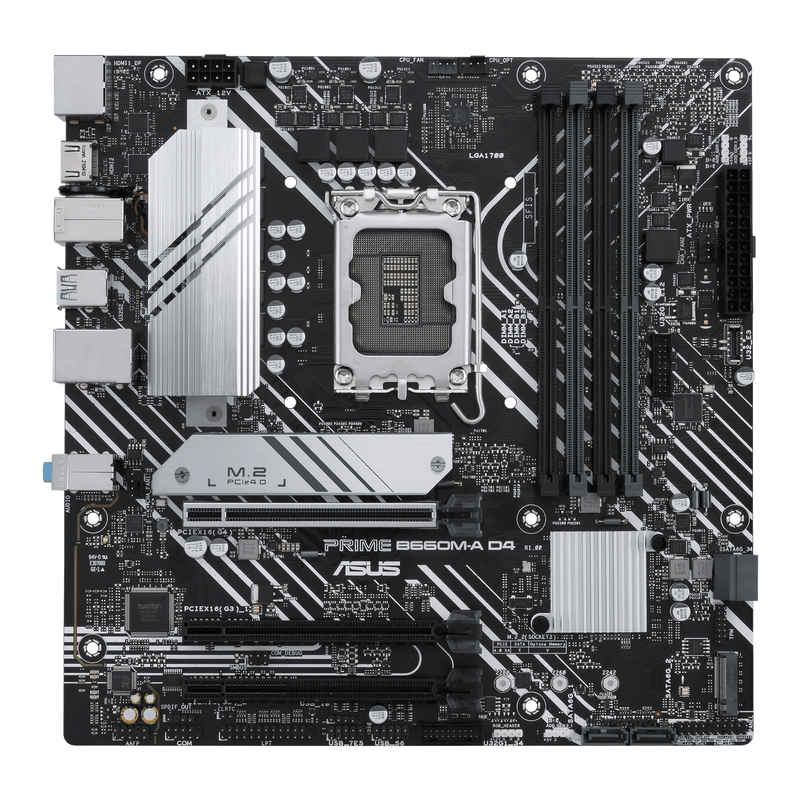 ASUS motherboard, MBO 1700 ASUS PRIME B660M- A D4- CSM