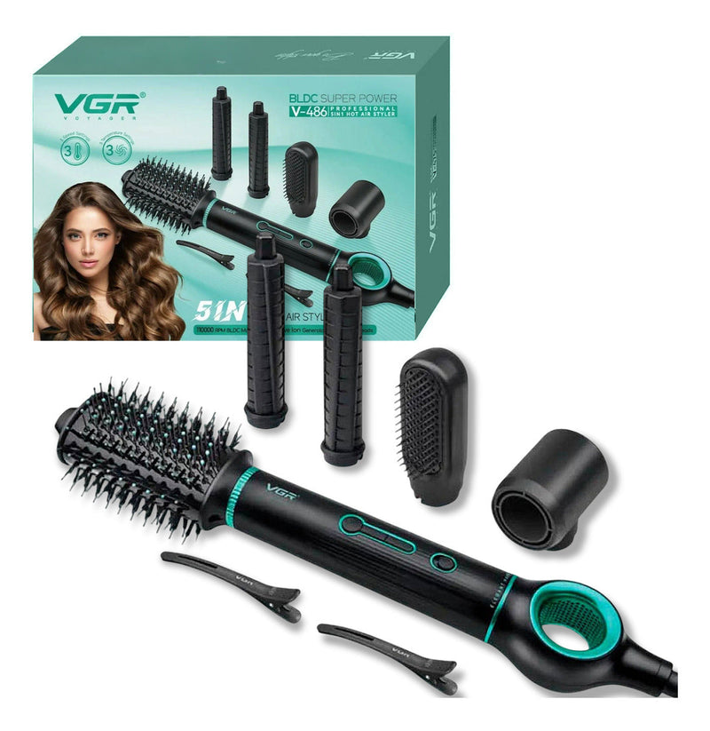 VGR Profesional Hot Air Styler 5ne1 V- 486