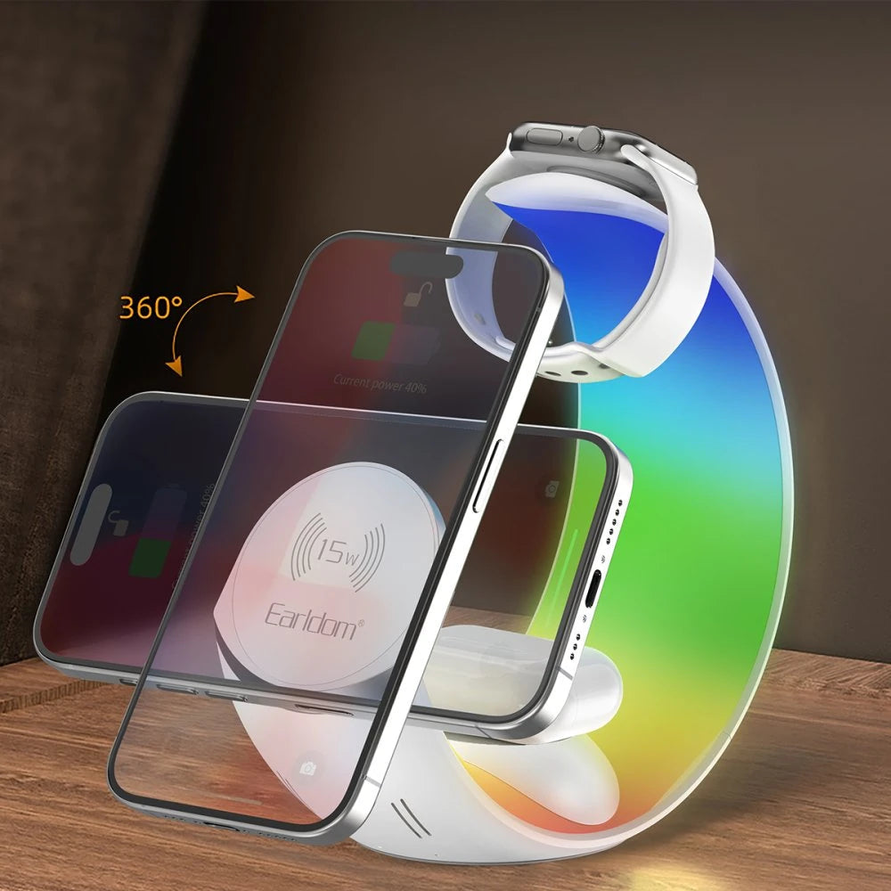 Karikues Wireless 4n1 Earldom WC55 15W RGB