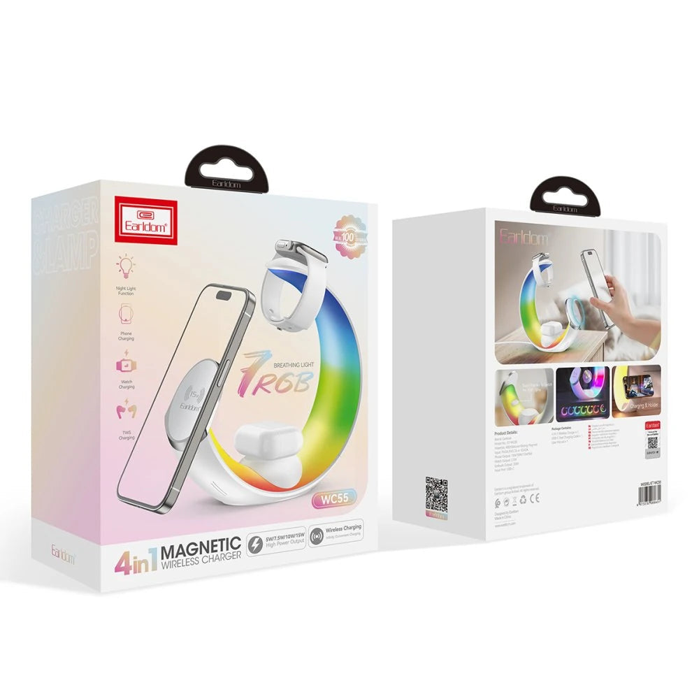 Karikues Wireless 4n1 Earldom WC55 15W RGB