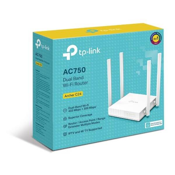 Extender Profesional + Router WIFI Tp Link Ac750 Archer C24 foto 4